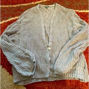 Wild Fable Cardigan Light Blue Grey size Medium